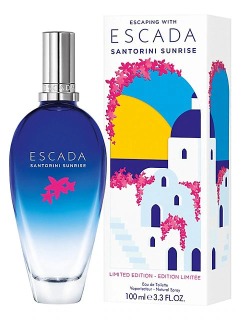 Santorini Sunrise By Escada 3.3 Oz Eau De Toilette Limited Edition