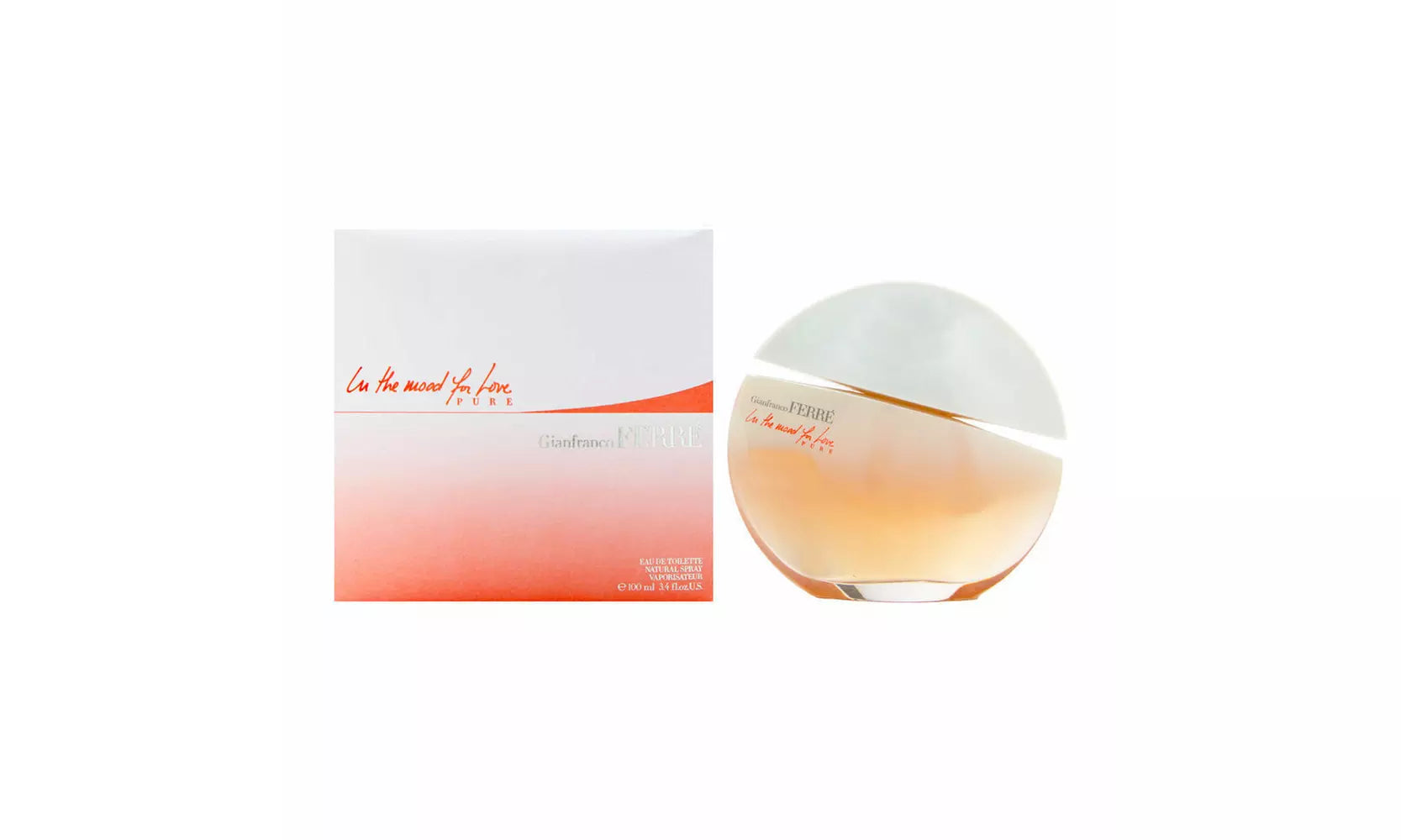 In The Mood For Love Pure By Gianfranco Ferre 3.4 Oz Eau De Toilette